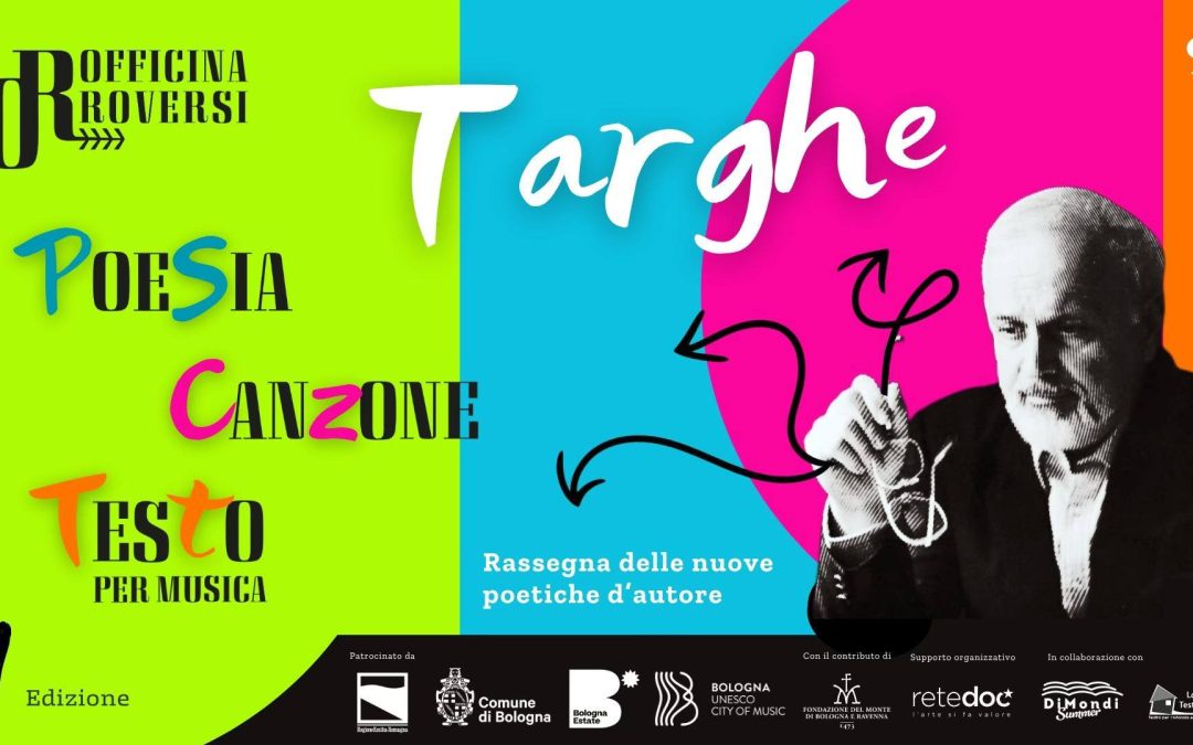 “Targhe Officina Roversi”: aperte le iscrizioni alla prima edizione della rassegna dedicata alla parola d’autore fuori dal mainstream